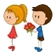 Cartoon Lover Characters at Valentines Day Cartoon Lover Characters at Valentines Day - GraphicRiver Item for Sale