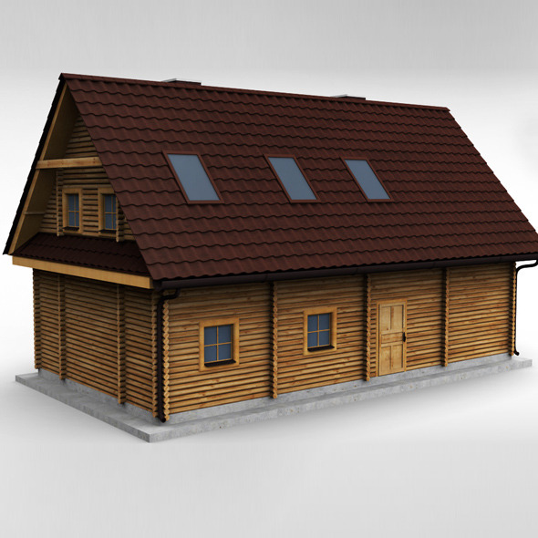 3DOcean Wooden House High poly 10219947 3DOcean Wooden House High poly 10219947