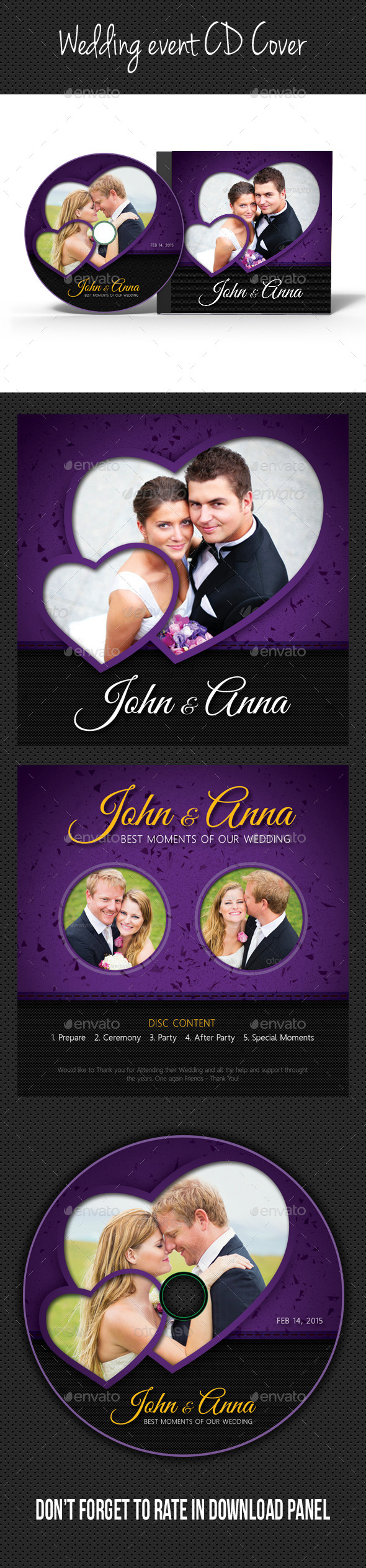 GraphicRiver Wedding Event CD Cover V07 10222560 GraphicRiver Wedding Event CD Cover V07 10222560
