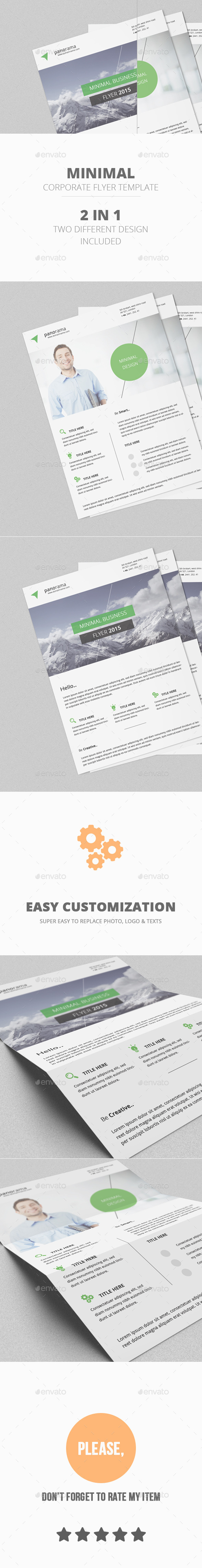 GraphicRiver Corporate Flyer Template Minimal 10222573 GraphicRiver Corporate Flyer Template Minimal 10222573
