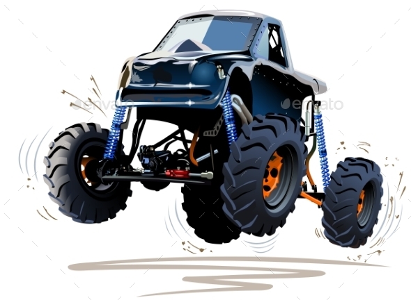 Cartoon Monster Truck