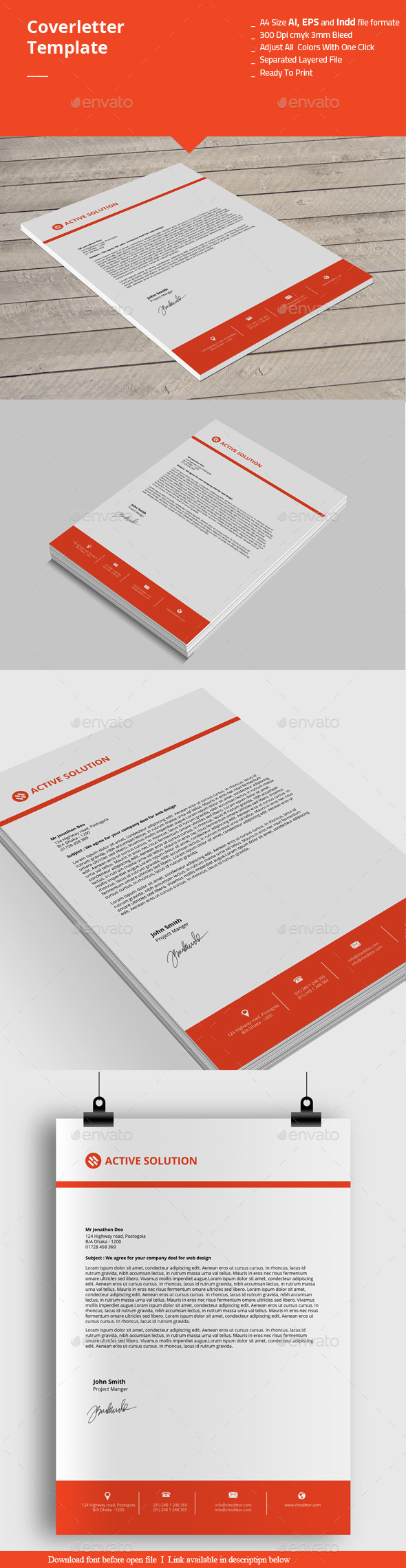 GraphicRiver Coverletter Templates 10223974 GraphicRiver Coverletter Templates 10223974