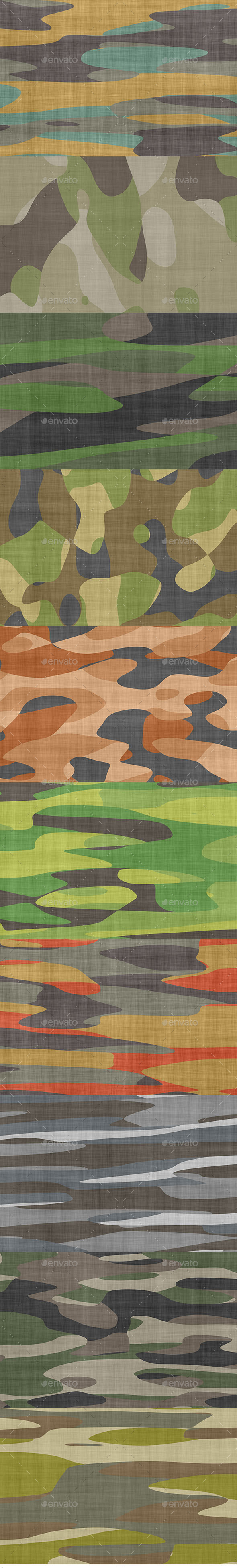 GraphicRiver Camouflage Backgrounds 10224434 GraphicRiver Camouflage Backgrounds 10224434