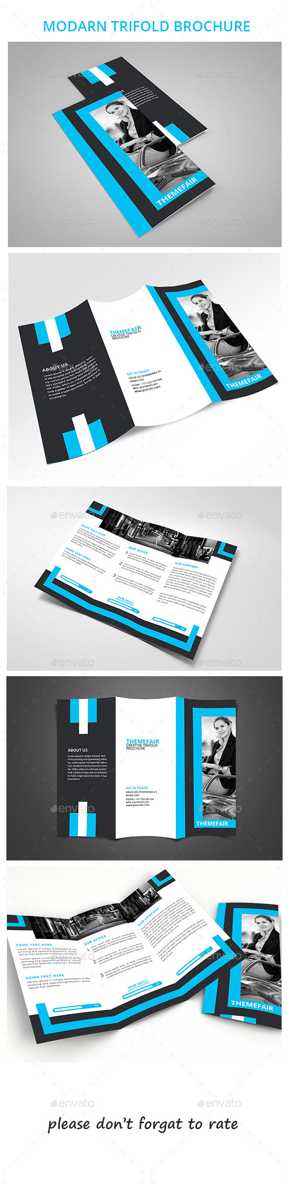GraphicRiver Mordan Trifold Brochure 10156324 GraphicRiver Mordan Trifold Brochure 10156324