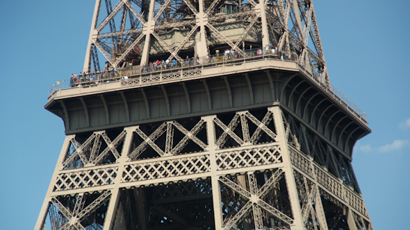 Closeup Of The Eiffel Tower In Paris France 2 Closeup Of The Eiffel Tower In Paris France 2