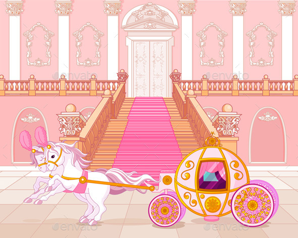 GraphicRiver Fairytale Pink Carriage 10230175 GraphicRiver Fairytale Pink Carriage 10230175