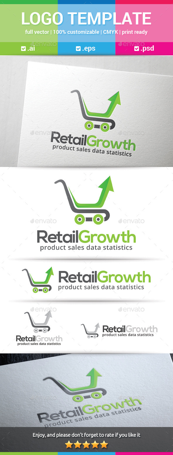 GraphicRiver Retail Growth Logo 10231691 GraphicRiver Retail Growth Logo 10231691