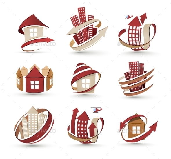 GraphicRiver Building Icons 10236317 GraphicRiver Building Icons 10236317