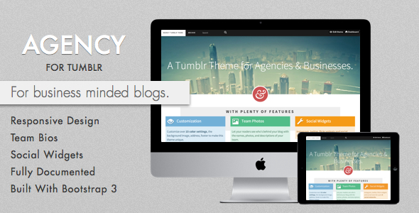 Agency Tumblr Theme for Business Blogs