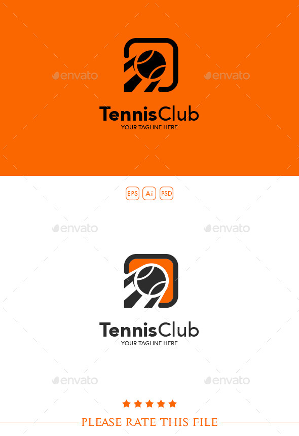 GraphicRiver Tennis Logo 10236747 GraphicRiver Tennis Logo 10236747