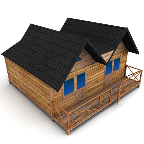 3DOcean Wooden House Large 10236887 3DOcean Wooden House Large 10236887