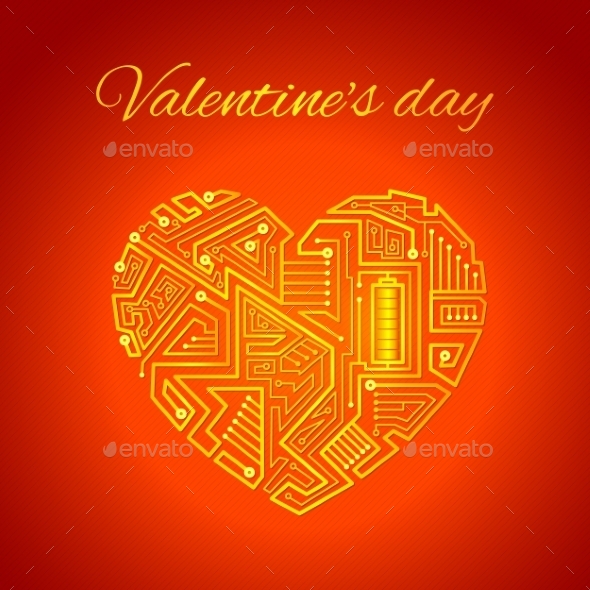 GraphicRiver Red Heart 10237536 GraphicRiver Red Heart 10237536