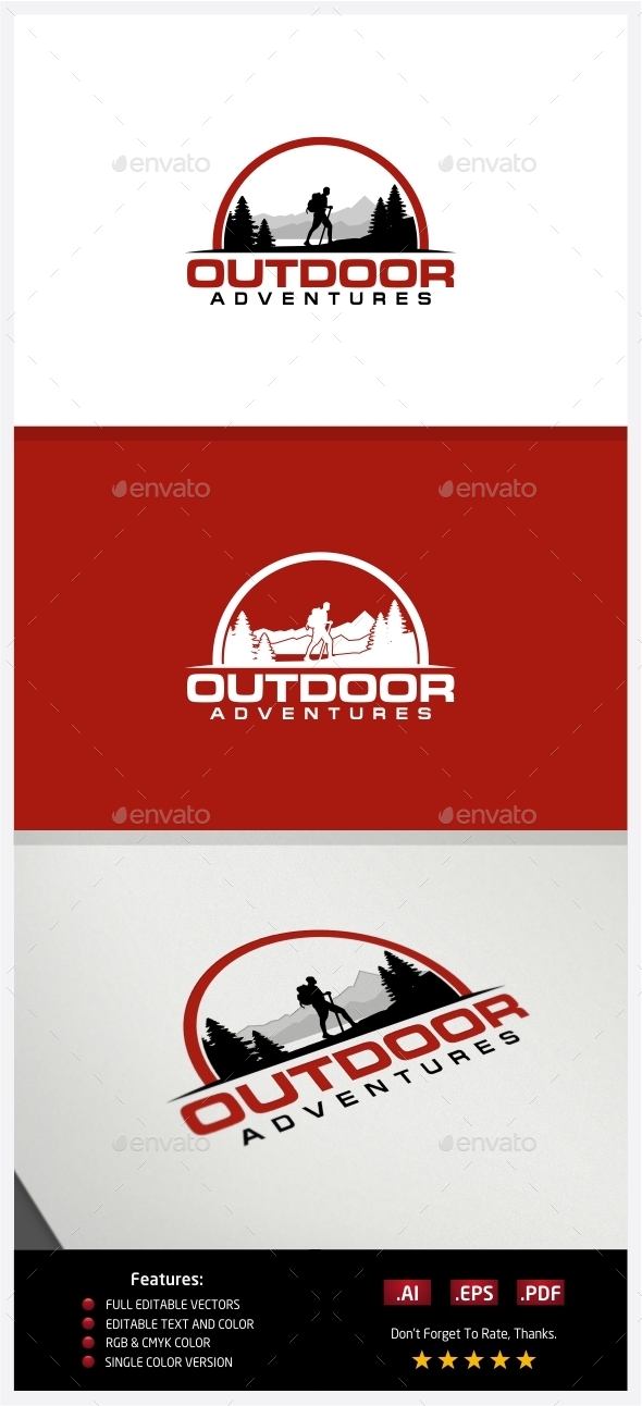 GraphicRiver Hiking Adventures Logo 10238088 GraphicRiver Hiking Adventures Logo 10238088