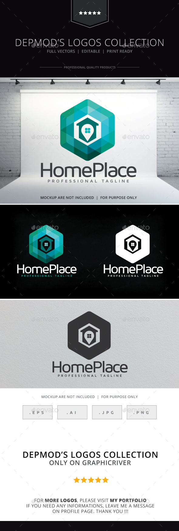 GraphicRiver Home Place Logo 10239708 GraphicRiver Home Place Logo 10239708