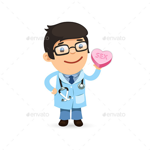 GraphicRiver Valentines Day Poster with Doctor 10213799 GraphicRiver Valentines Day Poster with Doctor 10213799
