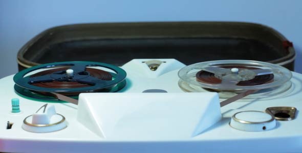 Old Reel-To-Reel Tape Recorder Old Reel-To-Reel Tape Recorder