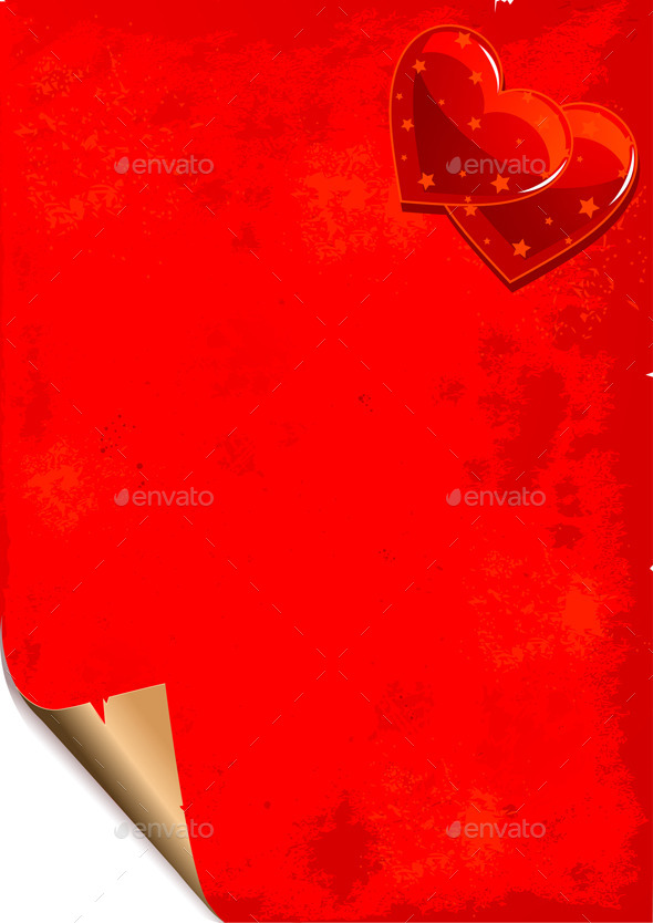Valentine Paper Grunge Background