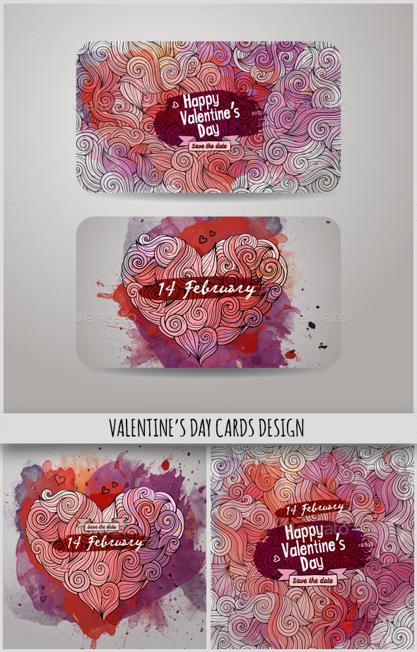 Valentine's Day Cards Design (Valentines)