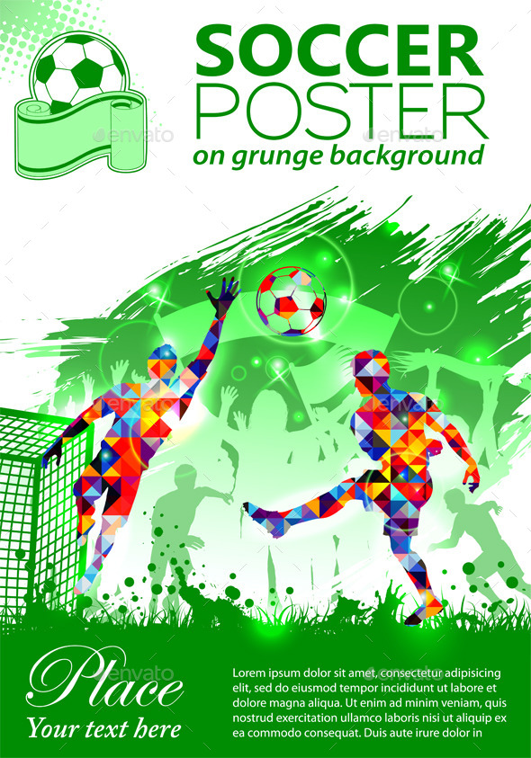 GraphicRiver Soccer Poster 9497115 GraphicRiver Soccer Poster 9497115