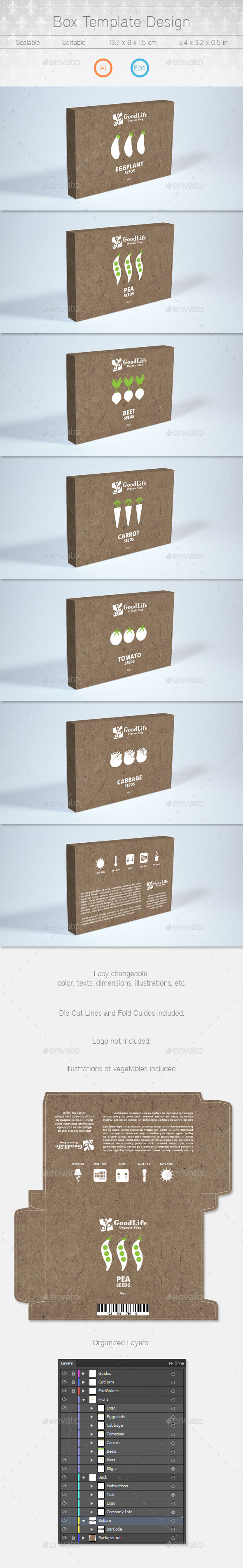 GraphicRiver Box Template Design 10243679 GraphicRiver Box Template Design 10243679
