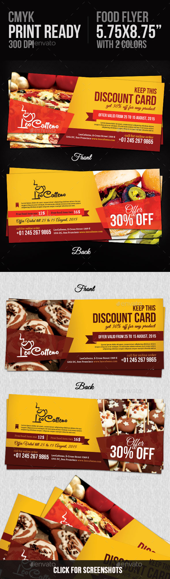 GraphicRiver Food Coupons 10243874 GraphicRiver Food Coupons 10243874