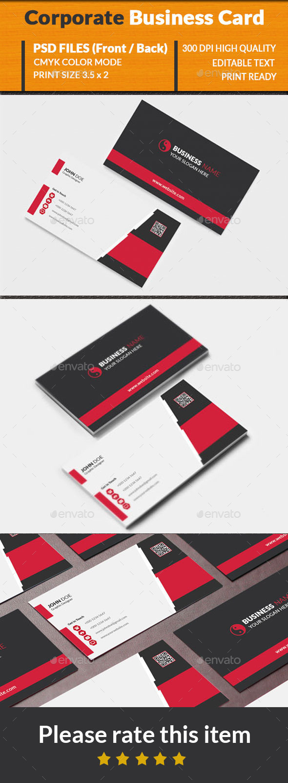 GraphicRiver Corporate Business Card 10244597 GraphicRiver Corporate Business Card 10244597