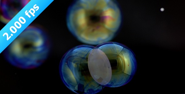 Colorful Soapbubbles Are Flying And Bursting Colorful Soapbubbles Are Flying And Bursting