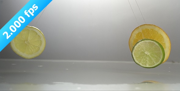 Fruits Are Splashing On A Desk With Water 3 Fruits Are Splashing On A Desk With Water 3
