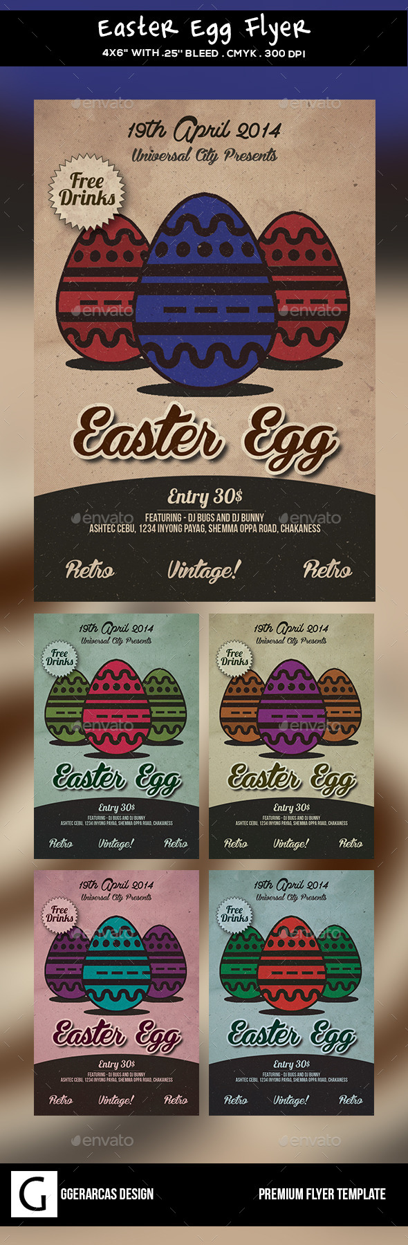 Easter Egg Flyer (Holidays)