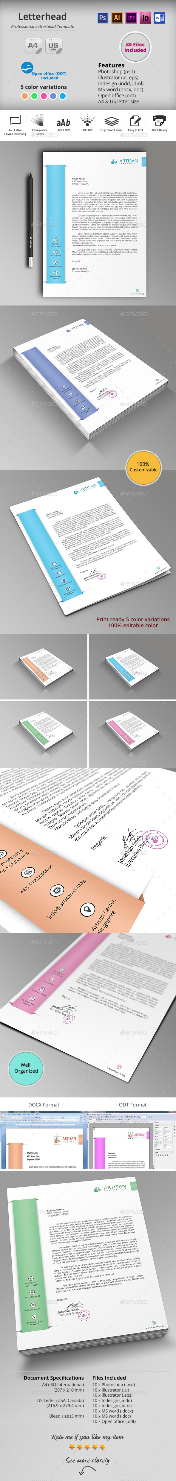 GraphicRiver Letterhead 10246688 GraphicRiver Letterhead 10246688