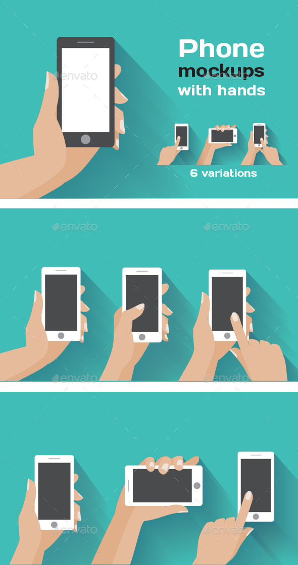 GraphicRiver Smartphone Mockups with Hands 10247014 GraphicRiver Smartphone Mockups with Hands 10247014