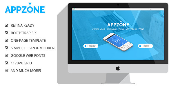 ThemeForest Appzone Bootstrap Retina App Landing Page 10133482 ThemeForest Appzone Bootstrap Retina App Landing Page 10133482