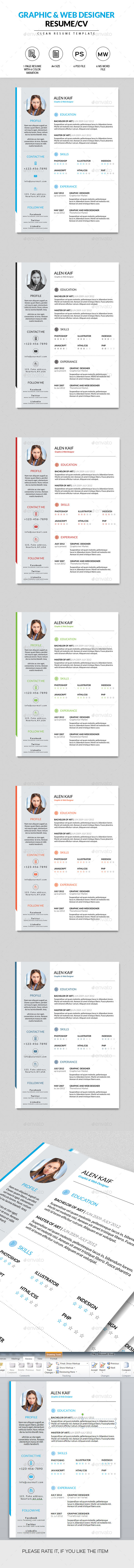 Clean Resume/CV