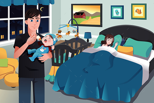 GraphicRiver Father Holding a Baby 10248717 GraphicRiver Father Holding a Baby 10248717