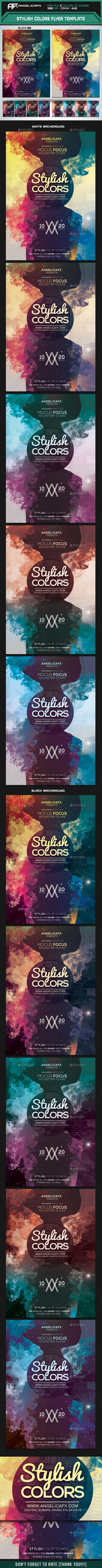 GraphicRiver Stylish Colors Flyer Template 10250395 GraphicRiver Stylish Colors Flyer Template 10250395