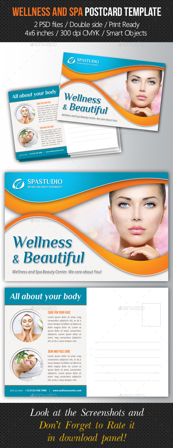 GraphicRiver Wellness and Spa Postcard Template V01 10251379 GraphicRiver Wellness and Spa Postcard Template V01 10251379