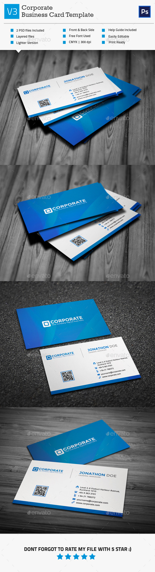 Corporate Business Card V3 Corporate Business Card V3