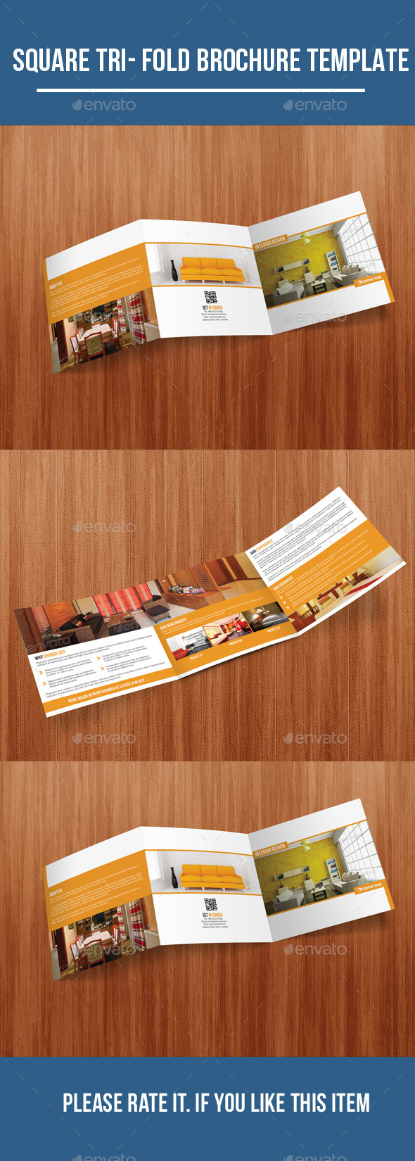 Square Tri-Fold Interior Brochure Square Tri-Fold Interior Brochure