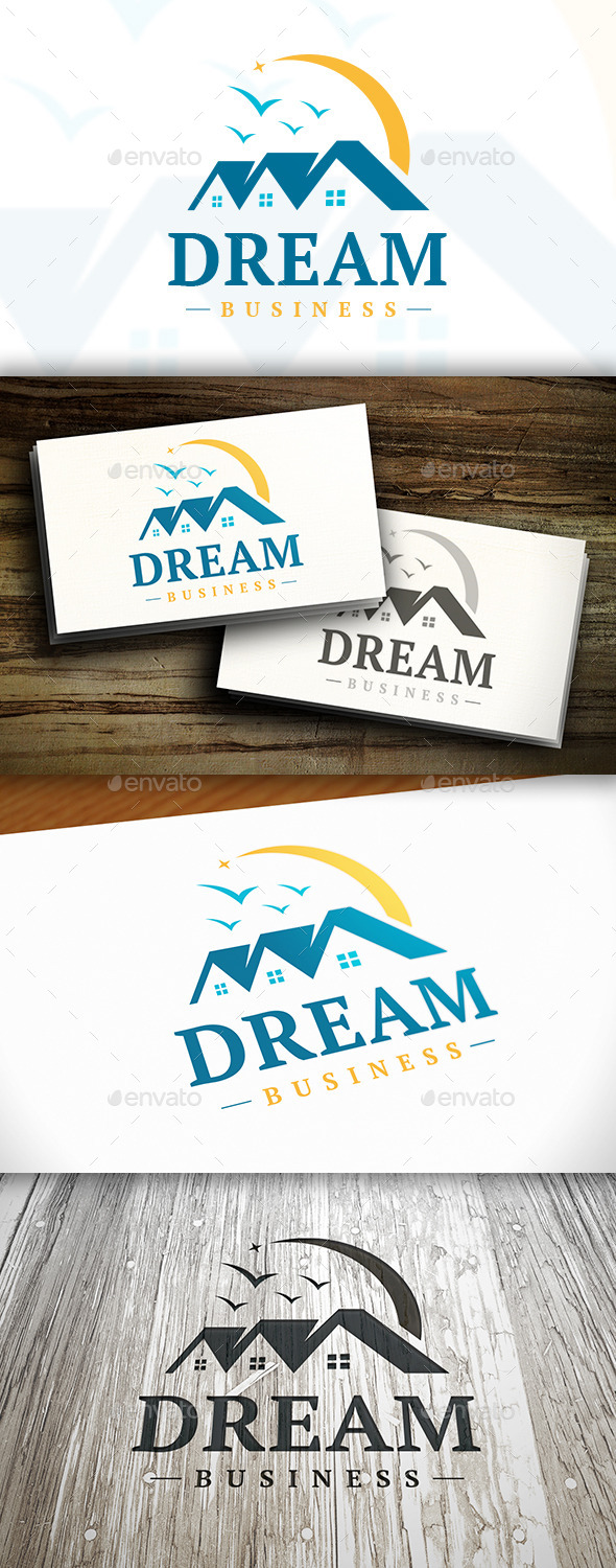 GraphicRiver Dream House Logo 10252773 GraphicRiver Dream House Logo 10252773