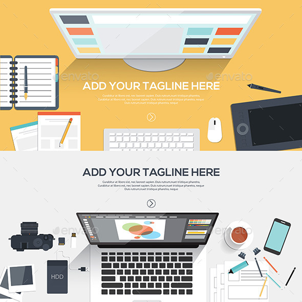 GraphicRiver Flat Designed Banners 10253067 GraphicRiver Flat Designed Banners 10253067