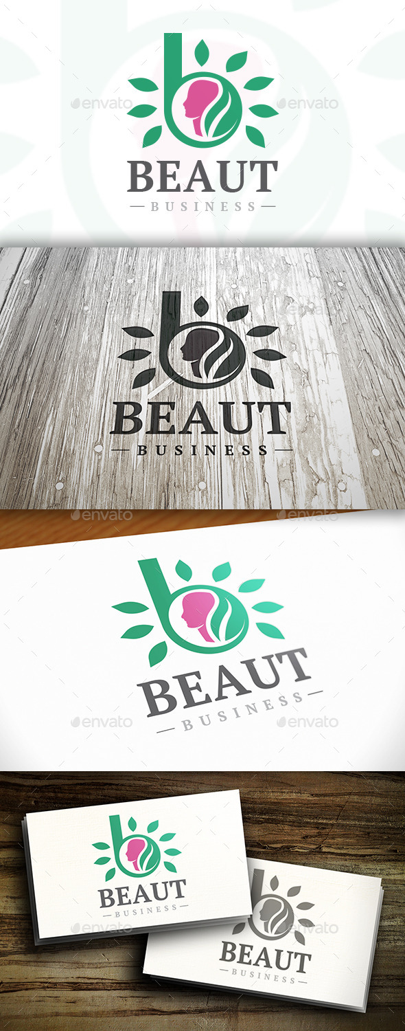 GraphicRiver Beauty B Letter Logo 10253325 GraphicRiver Beauty B Letter Logo 10253325