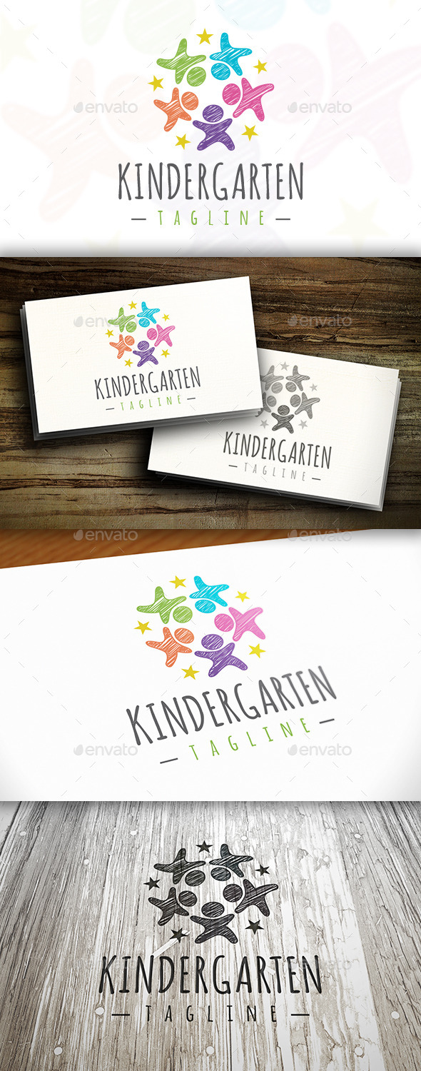 GraphicRiver Kindergarten Logo 10254341 GraphicRiver Kindergarten Logo 10254341