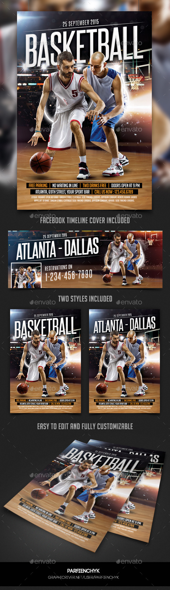 GraphicRiver BasketBall Flyer Template 10254994 GraphicRiver BasketBall Flyer Template 10254994