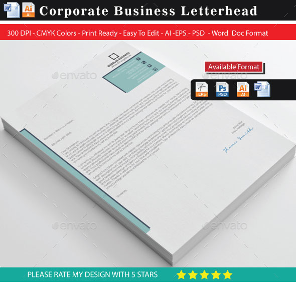 Simple Trand Letterheads Simple Trand Letterheads