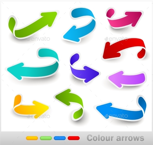 GraphicRiver Collection of Colour Arrows 10258724 GraphicRiver Collection of Colour Arrows 10258724