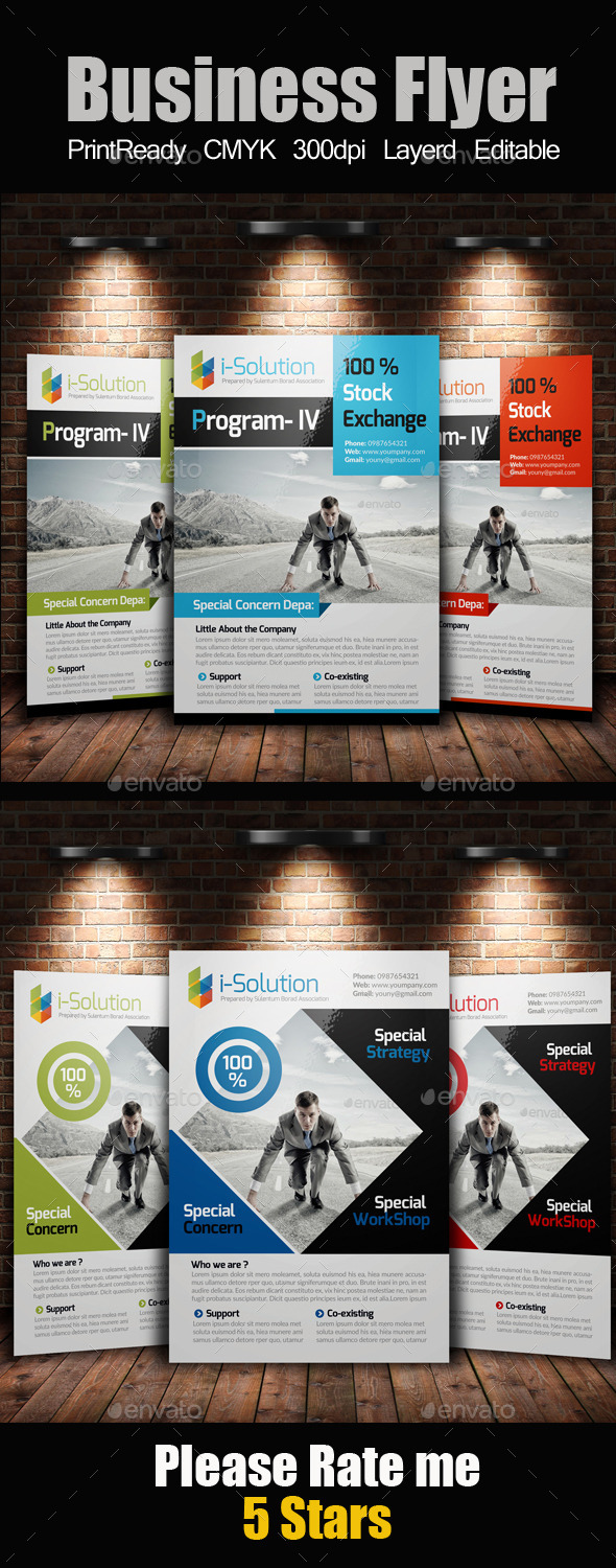 GraphicRiver A4 Multi Use Business Flyer Bundle 10258824 GraphicRiver A4 Multi Use Business Flyer Bundle 10258824