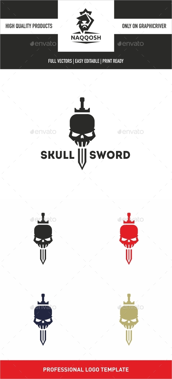 GraphicRiver Skull Sword 10258931 GraphicRiver Skull Sword 10258931