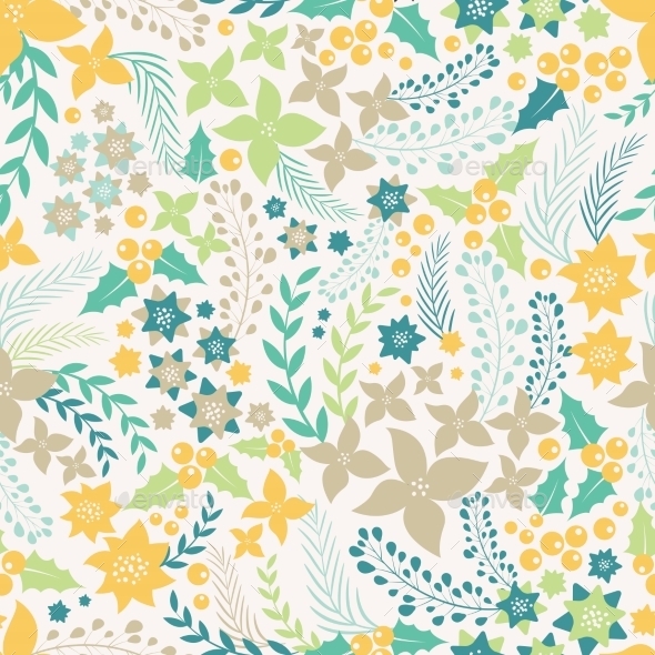 GraphicRiver Flower Seamless Pattern 10259111 GraphicRiver Flower Seamless Pattern 10259111