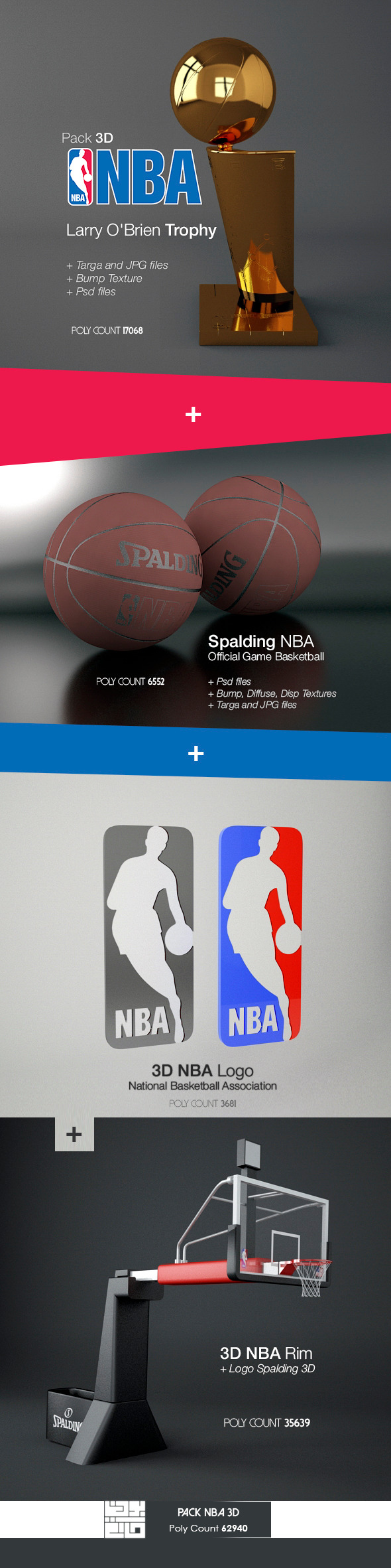 3DOcean Pack NBA 3D 10259308 3DOcean Pack NBA 3D 10259308