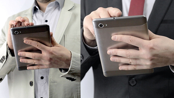 Businessman With Tablet 2 pack Businessman With Tablet 2 pack